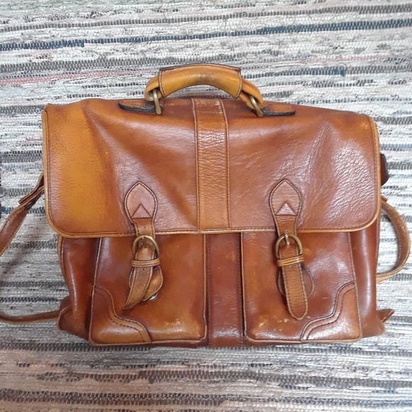 Hidesign Other - Leather Messenger Bag Vintage Hidesign